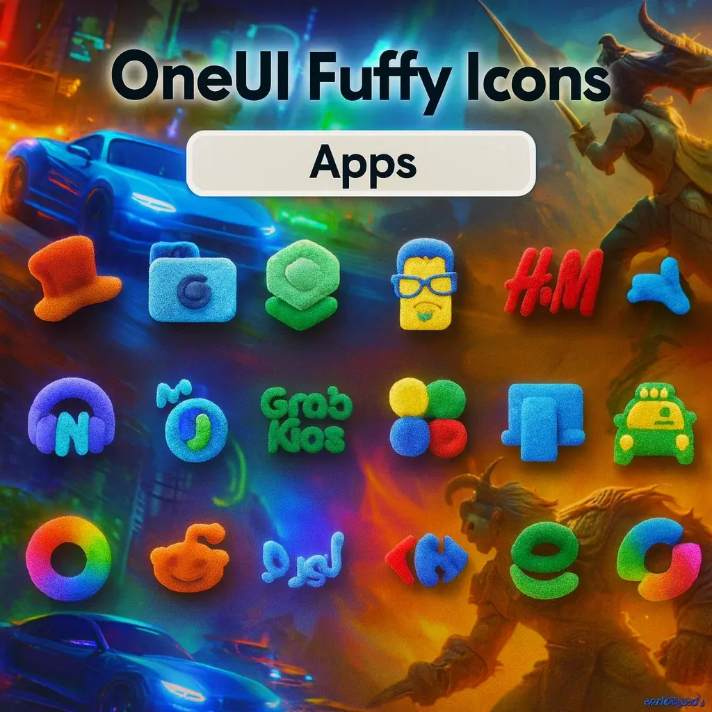 OneUI Fluffy Icons